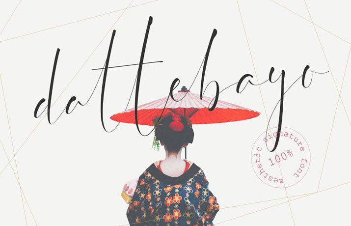 Dattebayo Font Family Free Download