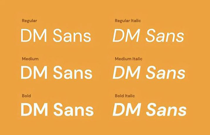 Dm Sans Font Free Download