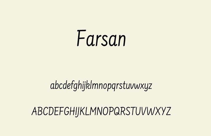 Farsan Font Free Download