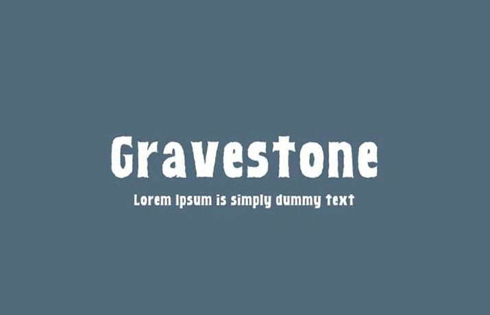 Gravestone Font Free Download