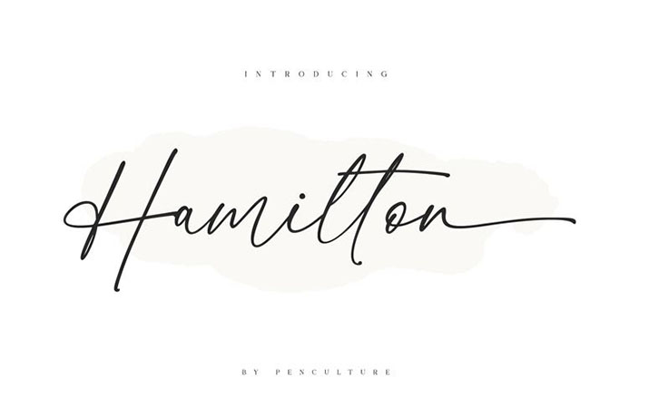 Hamilton Font Family Free Download