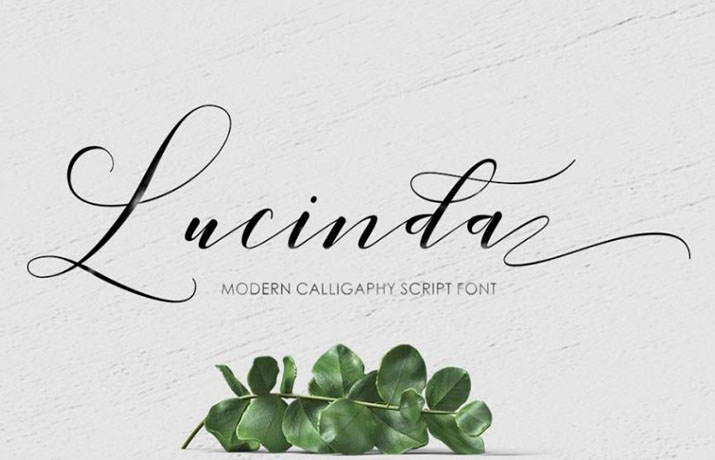 Lucinda Script Font Family Free Download