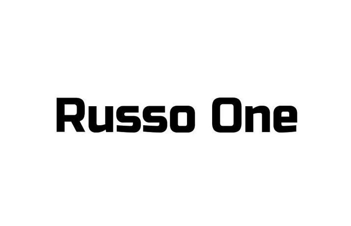 Russo One Font Family Free Download