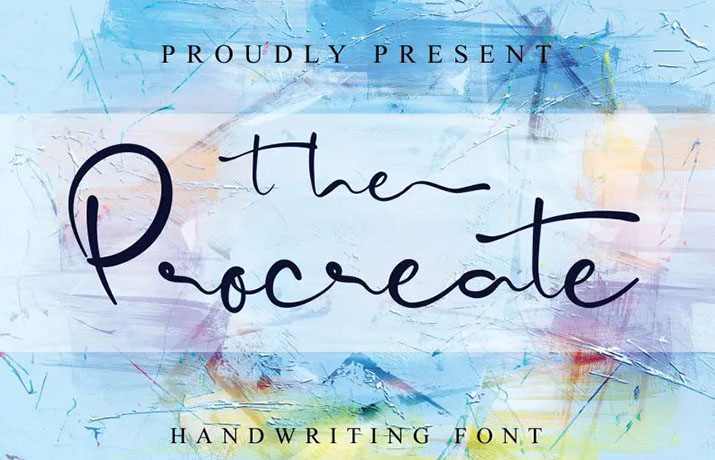 The Procreate Font Family Free Download