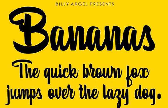 Bananas Font Family Free Download