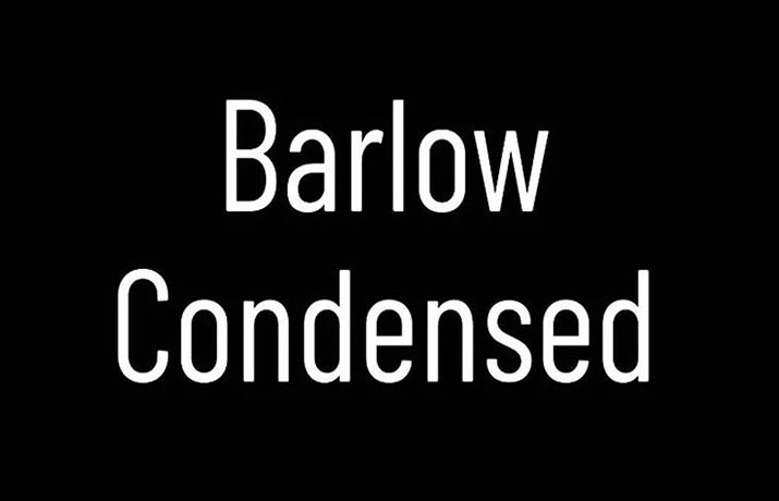 Barlow Condensed Font Family Free Download