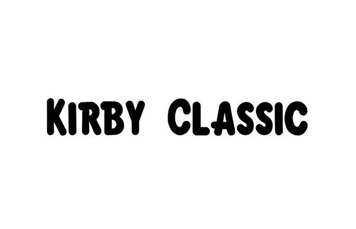 Kirby Classic Font Family Free Download