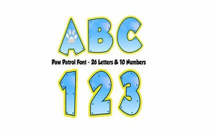 Paw Patrol Font Free Download