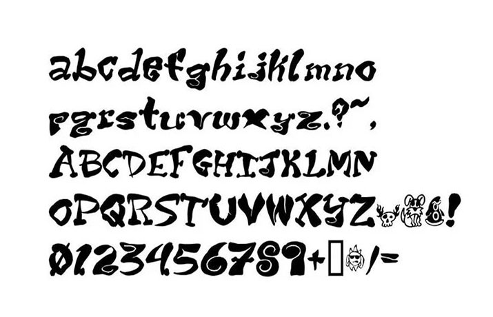 Purple Tentacle Font Family Download
