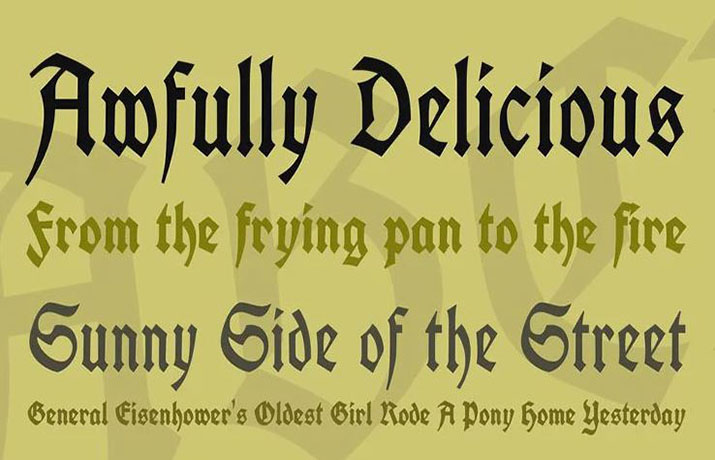 UnifrakturCook Font Family Download