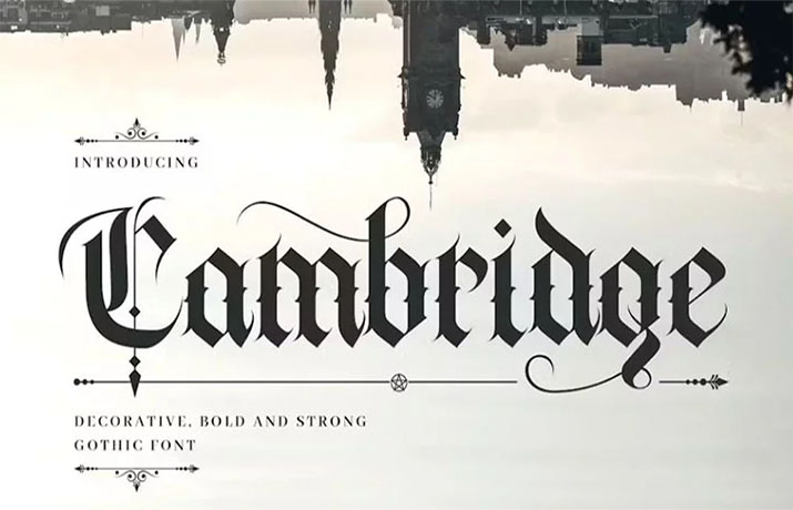 Cambridge Font Family Free Download