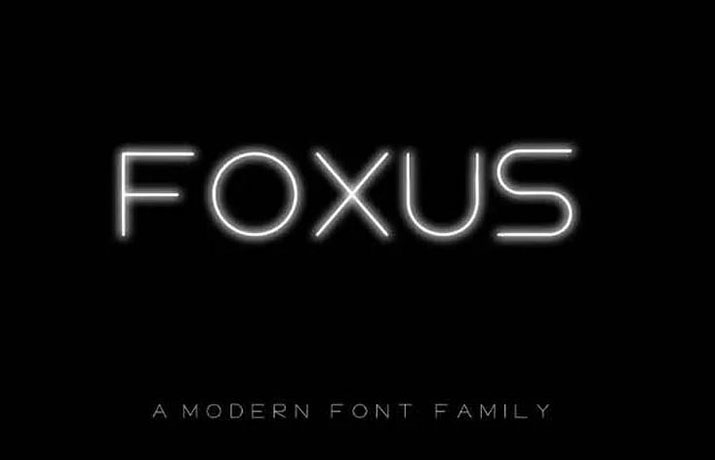 FOXUS Font Family Free Download