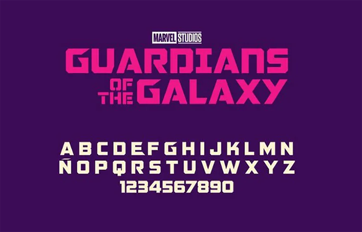 Guardians of the Galaxy Font Free Download
