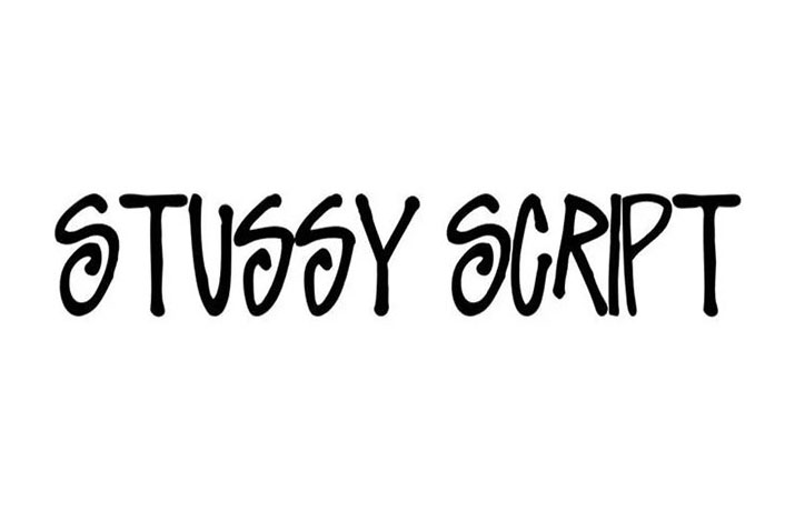 Stussy Script Font Family Free Download
