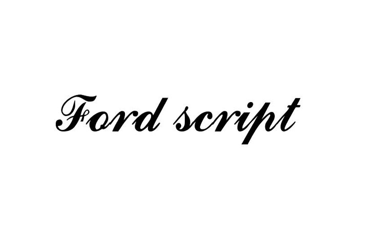Ford Script Font Family Free Download