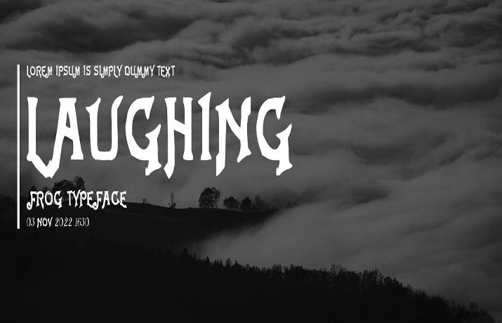 Laughing Frog Font Free Download