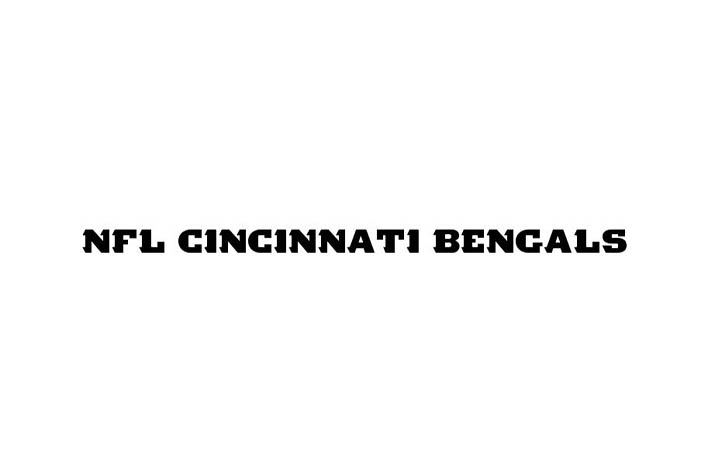 NFL Cincinnati Bengals Font Family Free Download