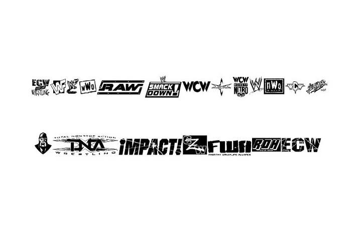 Pro Wrestling Logos Font Family Download