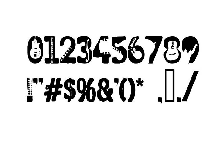 Rock Electric Font Free Download