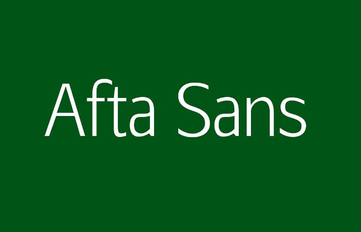 Afta Sans Font Family Free Download