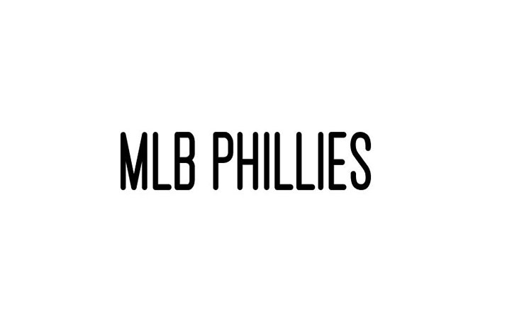 MLB Phillies Font Family Free Download