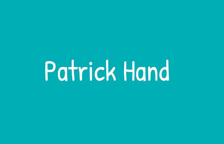 Patrick Hand Font Family Free Download